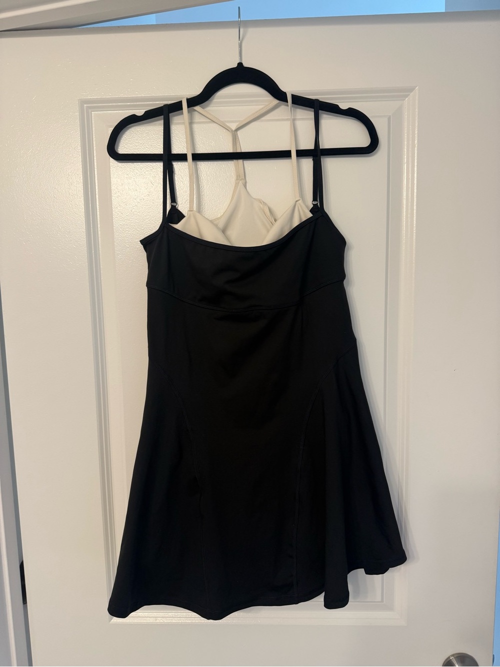 Free People Black and Cream Tennis Dress
